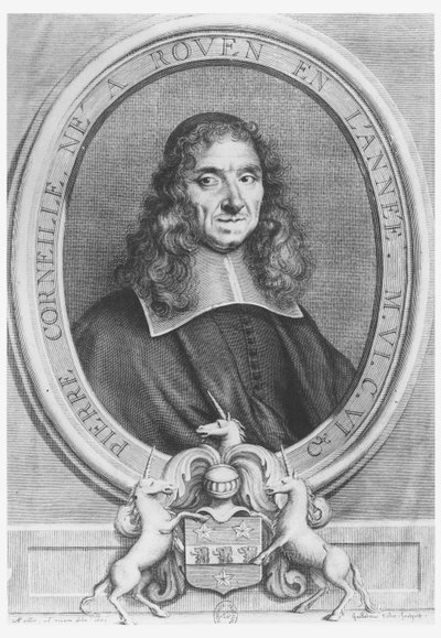 Pierre Corneille by Guillelmus Vallet